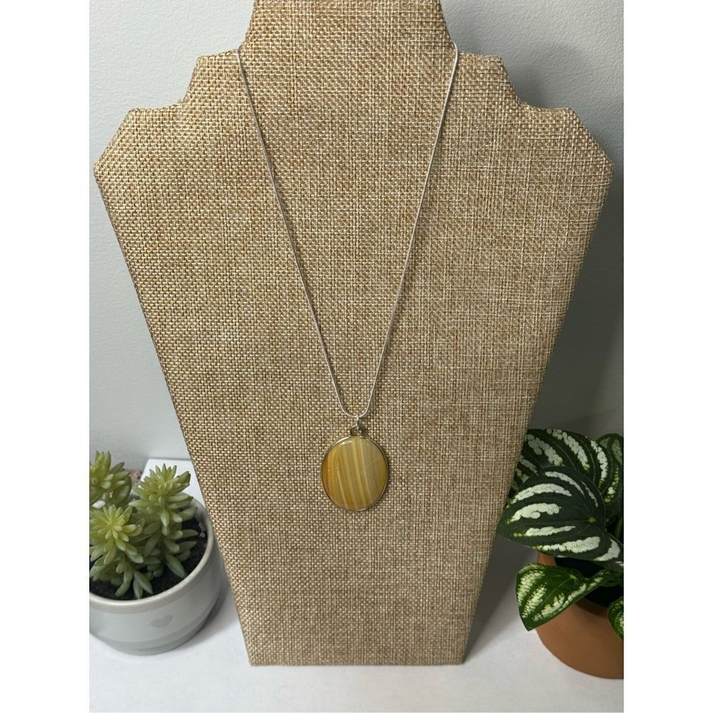 Agate Pendant S925 Necklace
